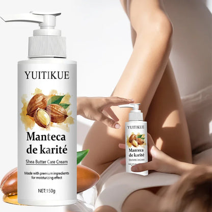 YUITIKUE Shea Butter Body Lotion 150g - Firming &amp; Moisturizing, Non-Greasy Fast Absorption, for Smooth &amp; Soft Skin