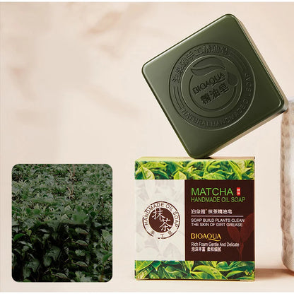 100g Bamboo Charcoal Handmade Soap Skin Moisturizing Deep Cleansing Oil Control Blackhead Remover Face Wash Hair Bath Skin Care