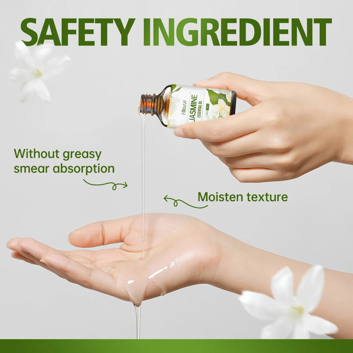 Jasmine essential oil facial skin care oil moisturizing body care massage oil aromatherapy essential oil lasting fragrance