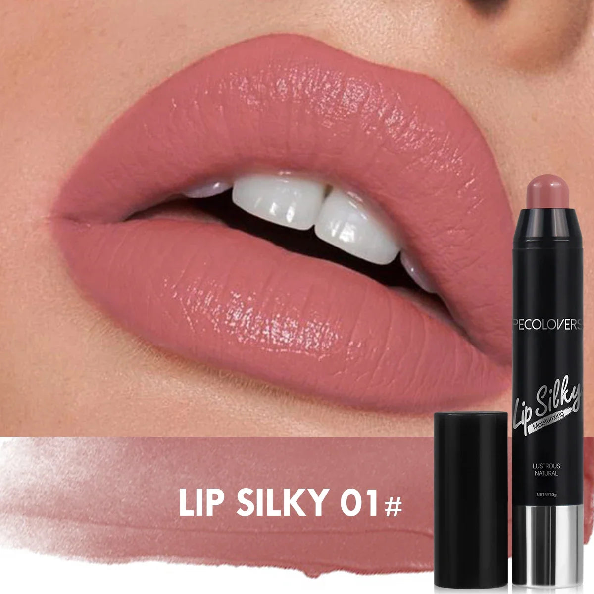 Matte Lipstick Pencil Waterproof Long Lasting Non-Stick Cup Lip Stain Tint Cosmetic Nude Lipstick Pen Makeup Maquillage