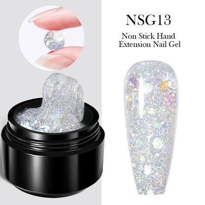 BORN PRETTY 15ml Clear Non Stick Hand Extension Gel 3D Shaping Sculpting Carving Nail Art Solid Hard Gel for Fake Nail