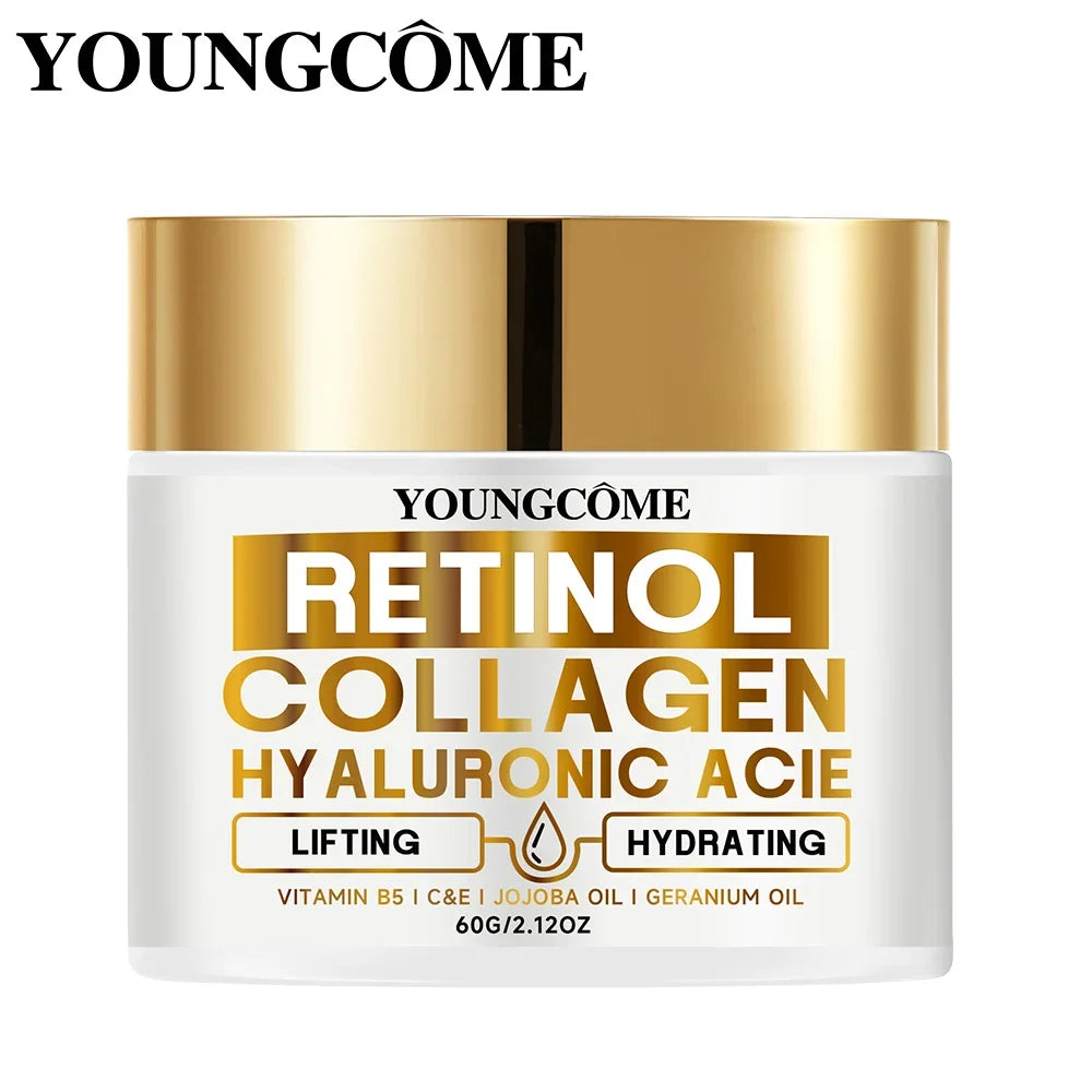 Retinol Face Cream Moisturizing Wrinkle Remover Collagen Hyaluronic Acid Creams Skin Care Cosmetic for Women&amp;Men