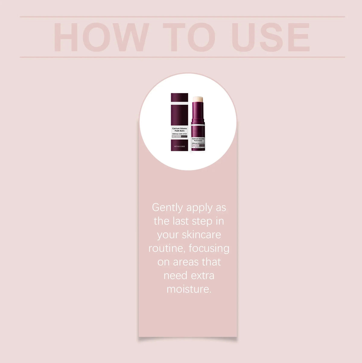 Calcium Volume Multi Balm Hydrating Anti Aging Fade Fine Lines Firming Skin Brightening Nourishing Collagen Moisturing Stick
