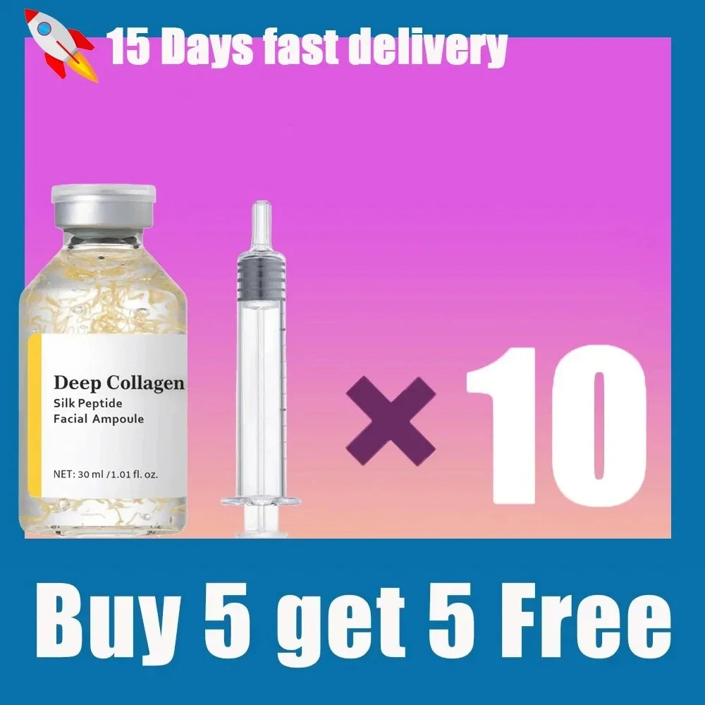 Silk Peptide Intensive Lifting Ampoule |Anti-Aging Serum For Face With Collagen &amp; 30 Peptide Complex  Skin Tightening &amp; Firming