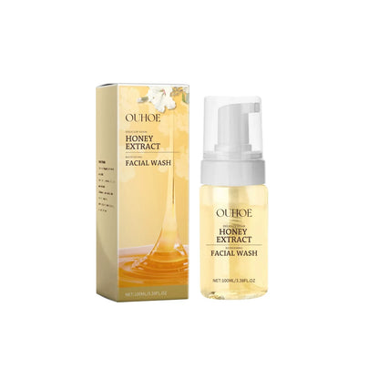 Honey Facial  Foaming Cleanser Gentle Oil Control Reduce Acne Blackhead Purify Pore Soothing Relieve Redness Hydrating Face Wash