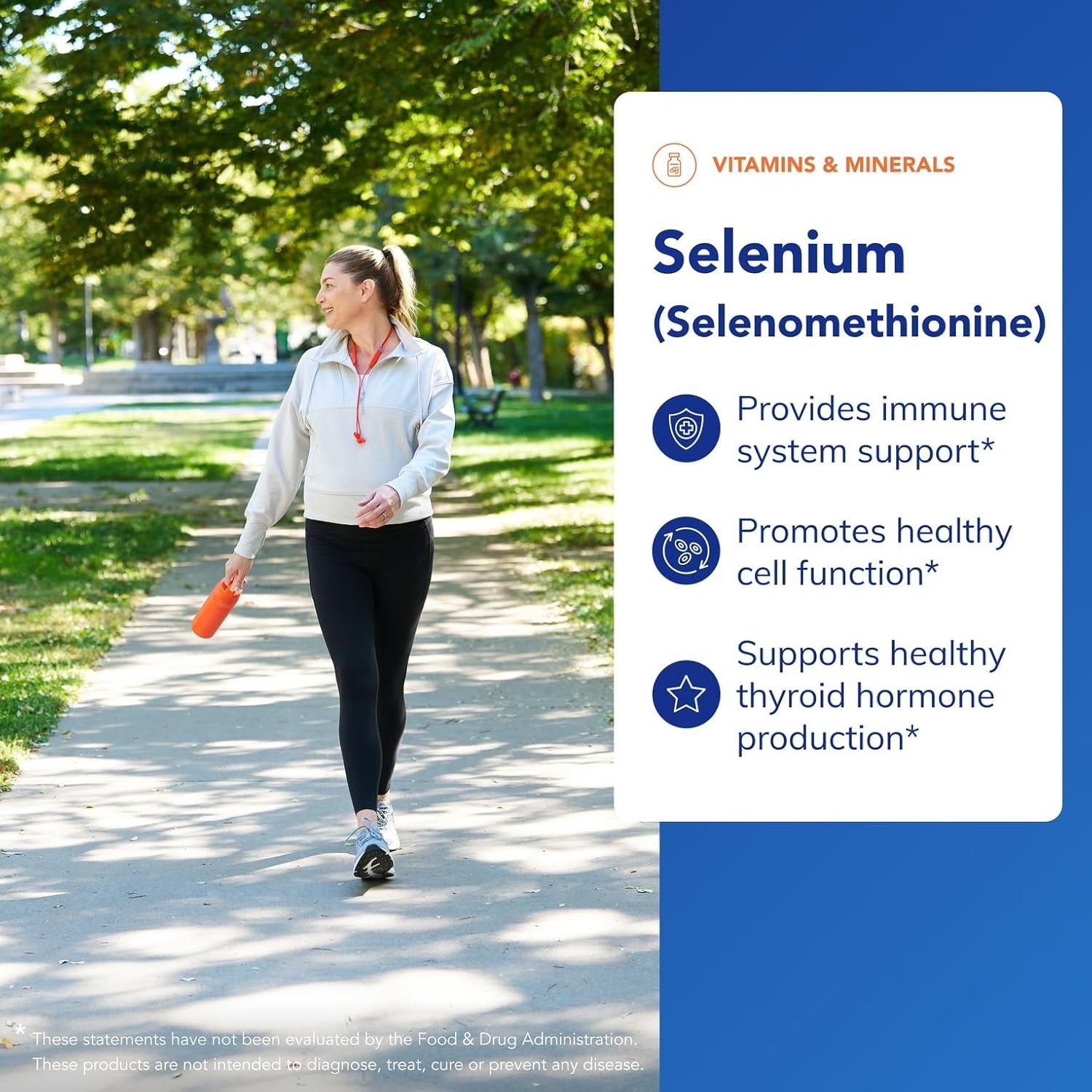 Selenium - 200 Mcg - for Healthy Cellular Function, Immune System &amp; Antioxidant Defenses* - Mineral Supplement - Vegan &amp; Gluten Free - 60 Capsules