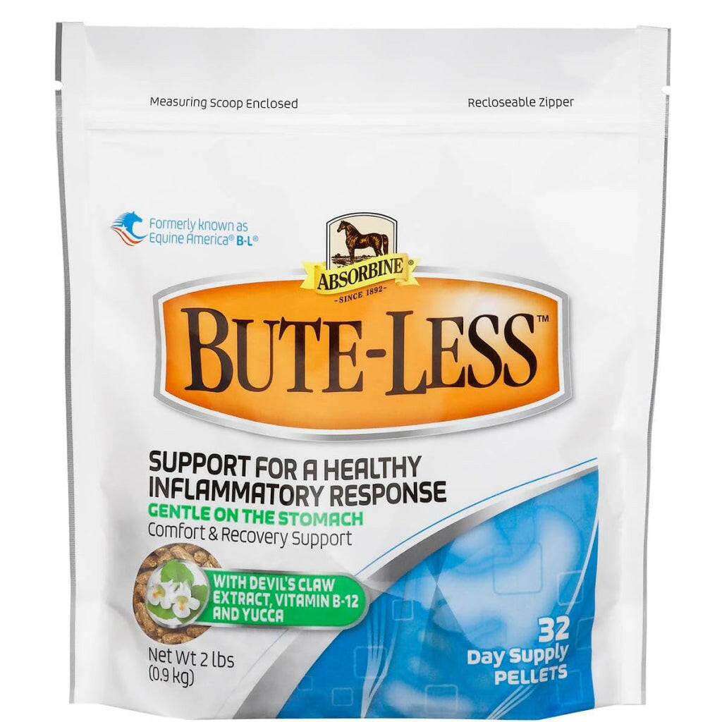 Absorbine Bute-Less Pellets Comfort &amp; Recovery Supplement for Horses