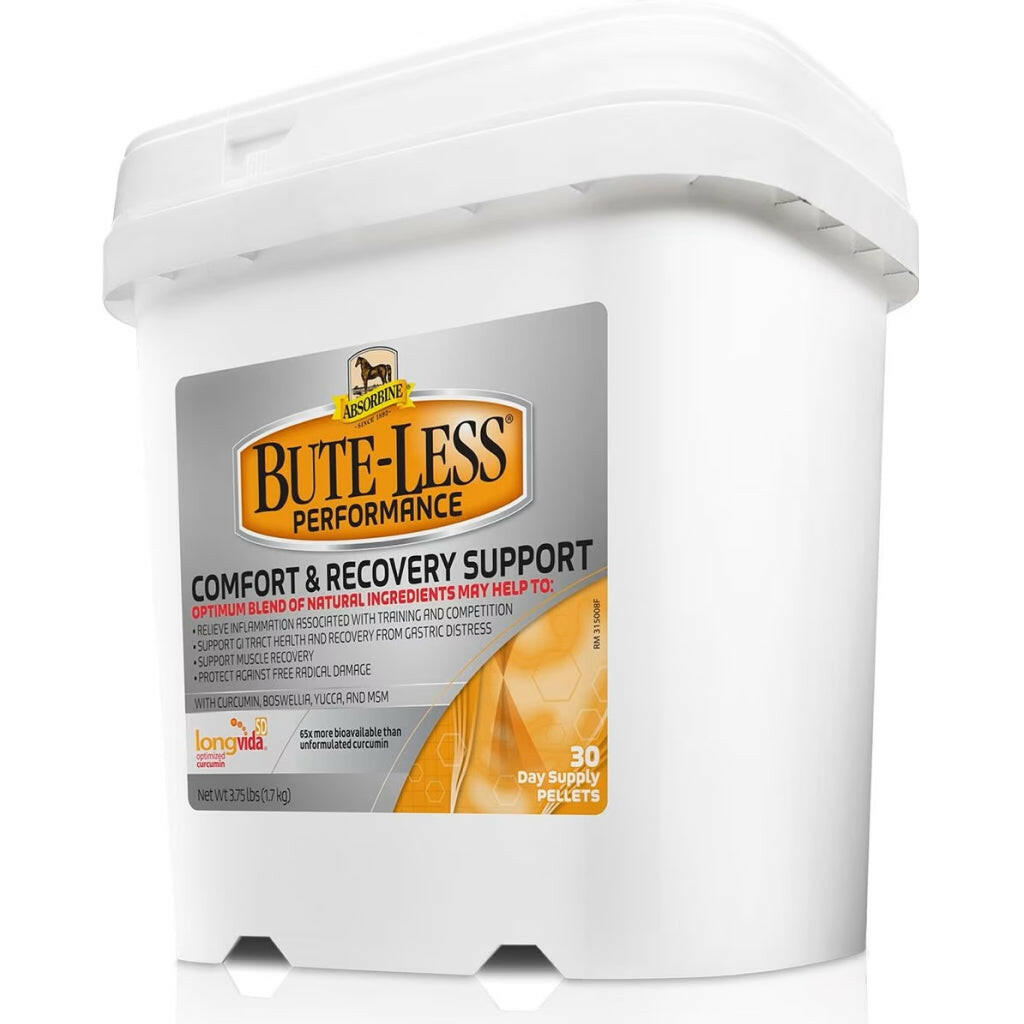 Absorbine Bute-Less Performance Comfort &amp; Recovery Pellets for Horses (3.75 lbs)