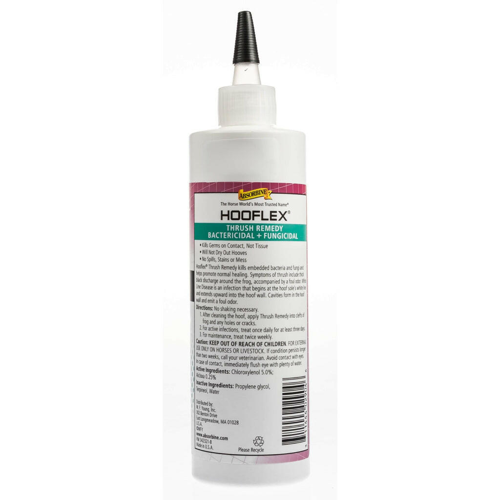 Absorbine Hooflex Bactericidal &amp; Fungicidal Thrush Remedy for Horses 12 oz
