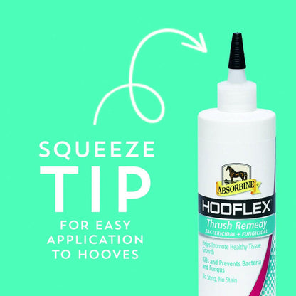 Absorbine Hooflex Bactericidal &amp; Fungicidal Thrush Remedy for Horses 12 oz
