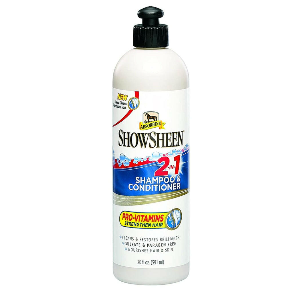 Absorbine Showsheen 2-in-1 Shampoo &amp; Conditioner for Horses (20 oz)