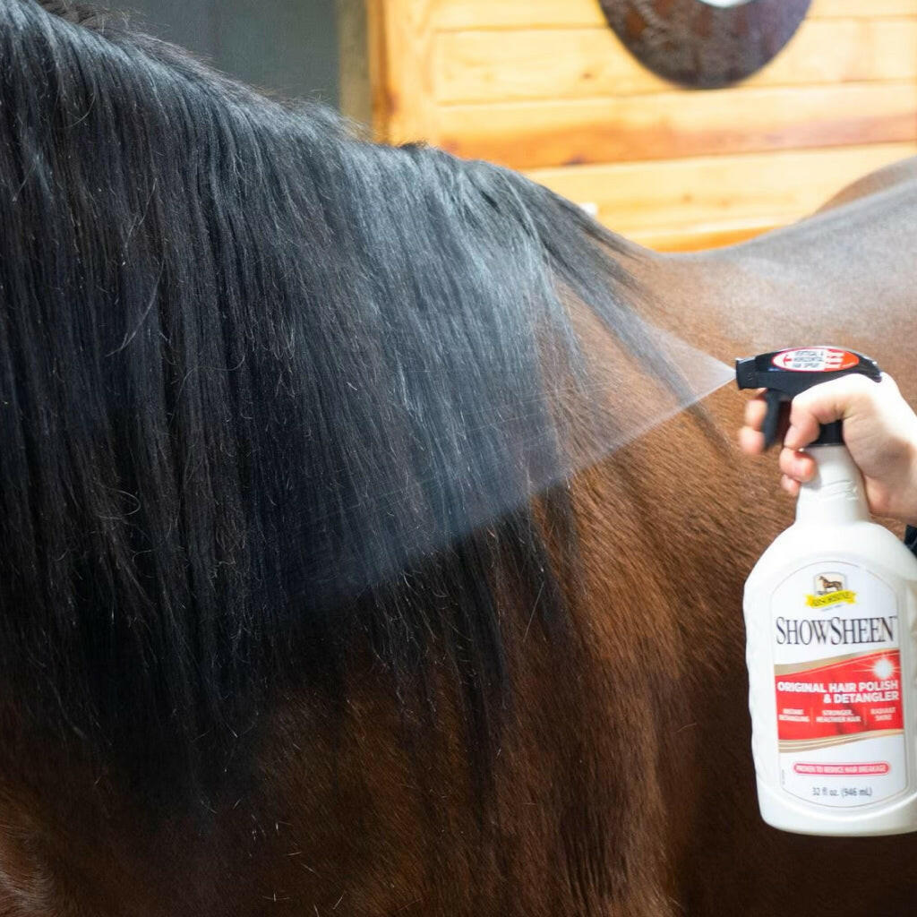 Absorbine Showsheen Hair Polish &amp; Detangler Spray for Horses