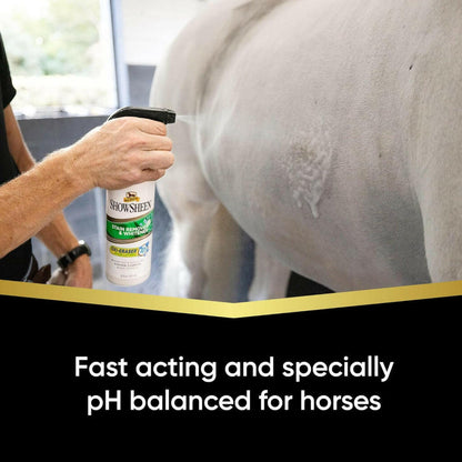 Absorbine Showsheen Stain Remover &amp; Whitener Spray for Horses (20 oz)