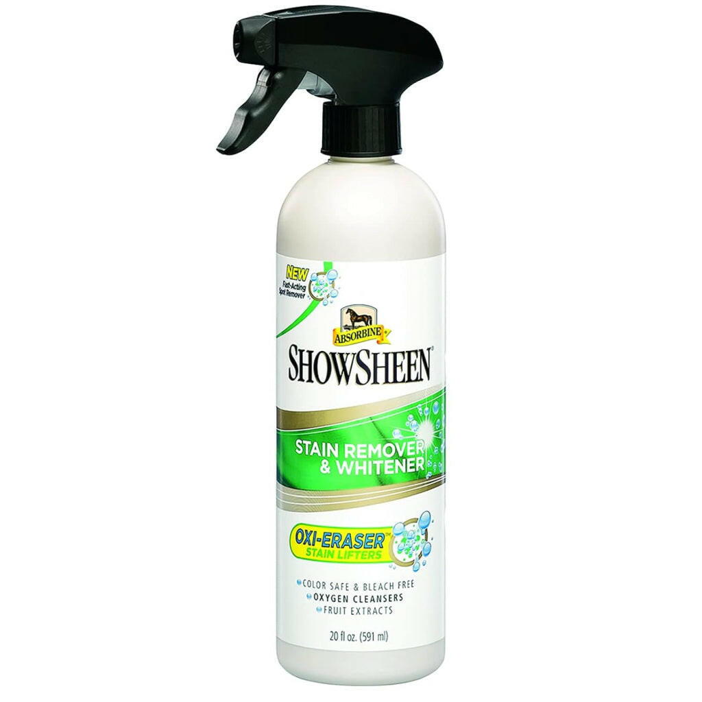 Absorbine Showsheen Stain Remover &amp; Whitener Spray for Horses (20 oz)