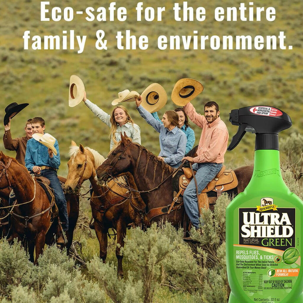 Absorbine Ultrashield Green Natural Fly Repellent for Horses