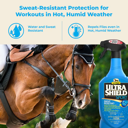 Absorbine Ultrashield Sport Sweat Resistant Insecticide &amp; Repellent for Horses