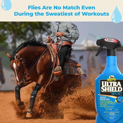 Absorbine Ultrashield Sport Sweat Resistant Insecticide &amp; Repellent for Horses