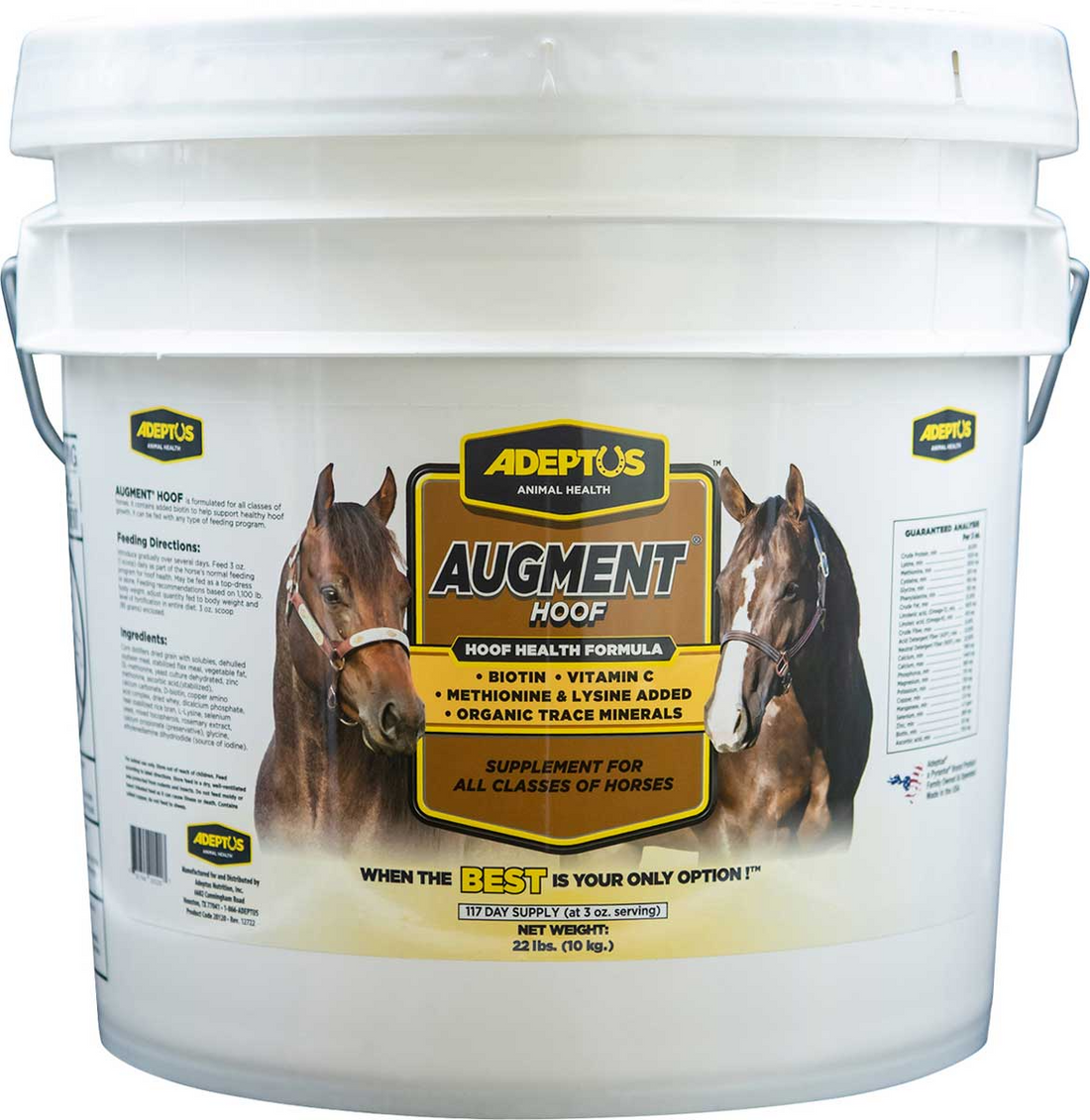 Adeptus Augment Hoof Nutrients Supplement for Horses