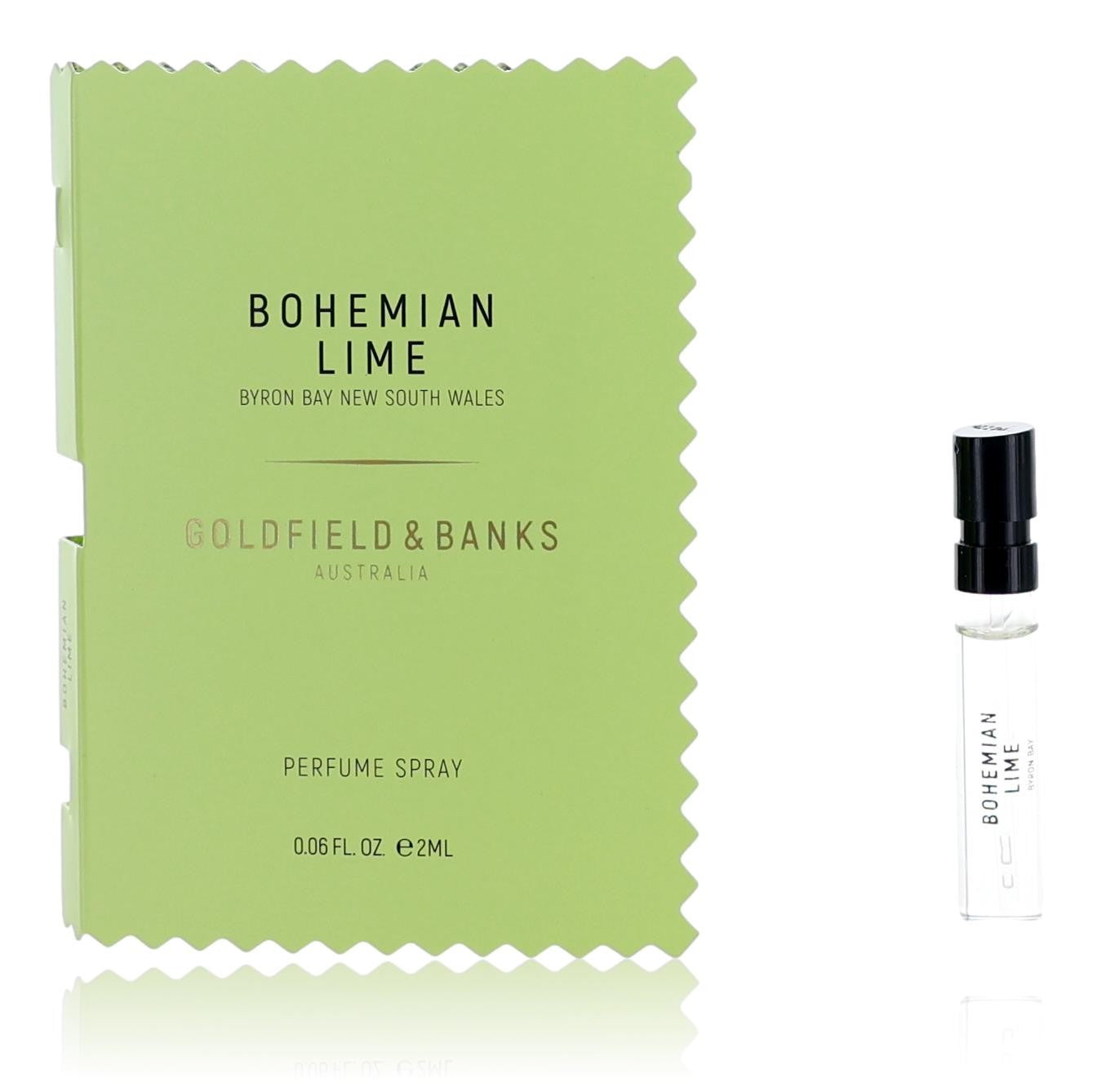 Bohemian Lime, 0.06oz Perfume Spray for Unisex Sample