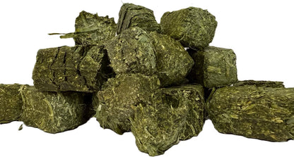 Blue Mountain Hay High-Altitude Alfalfa Hay Cubes Horse Feed, 50 lbs