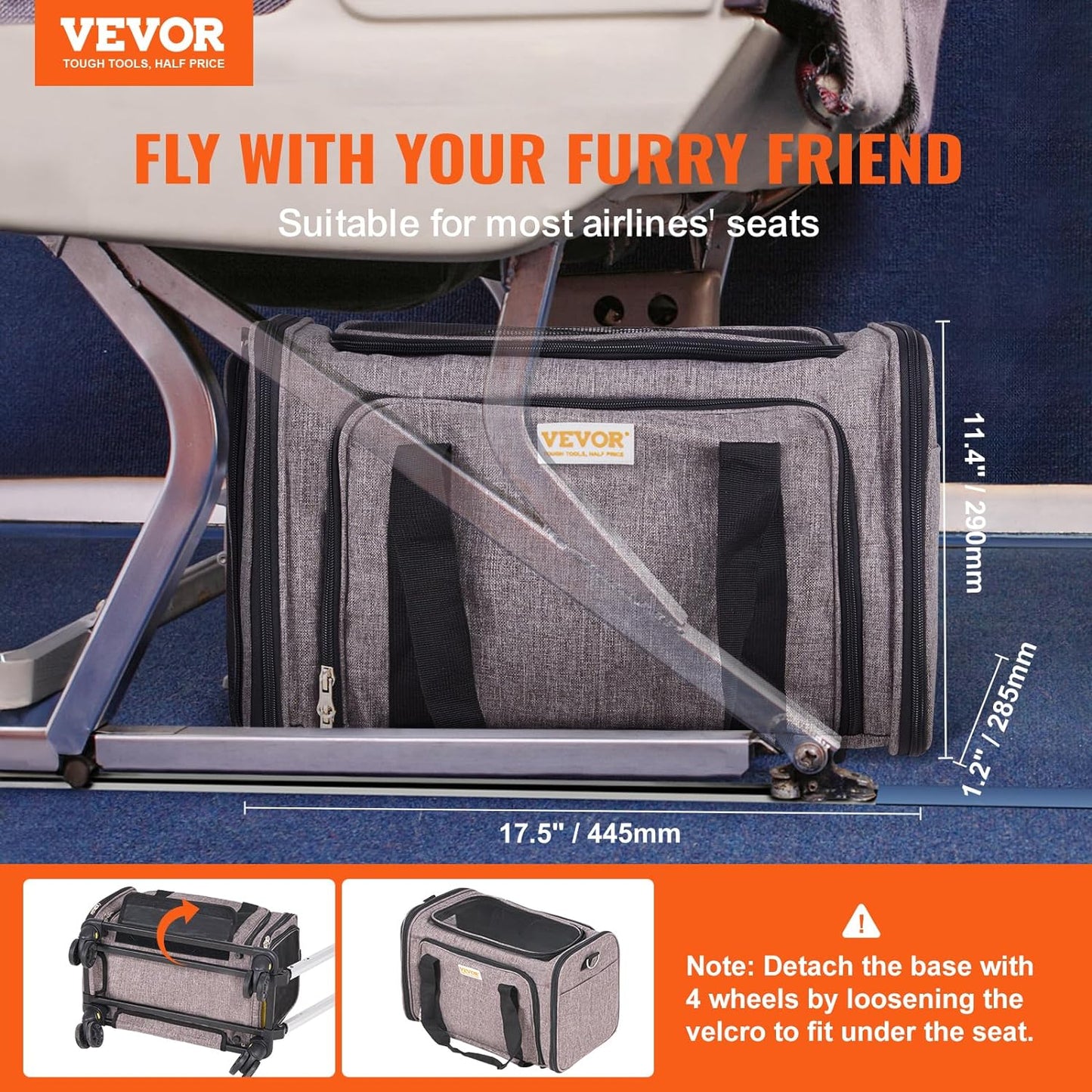 Cat Carrier with Wheels