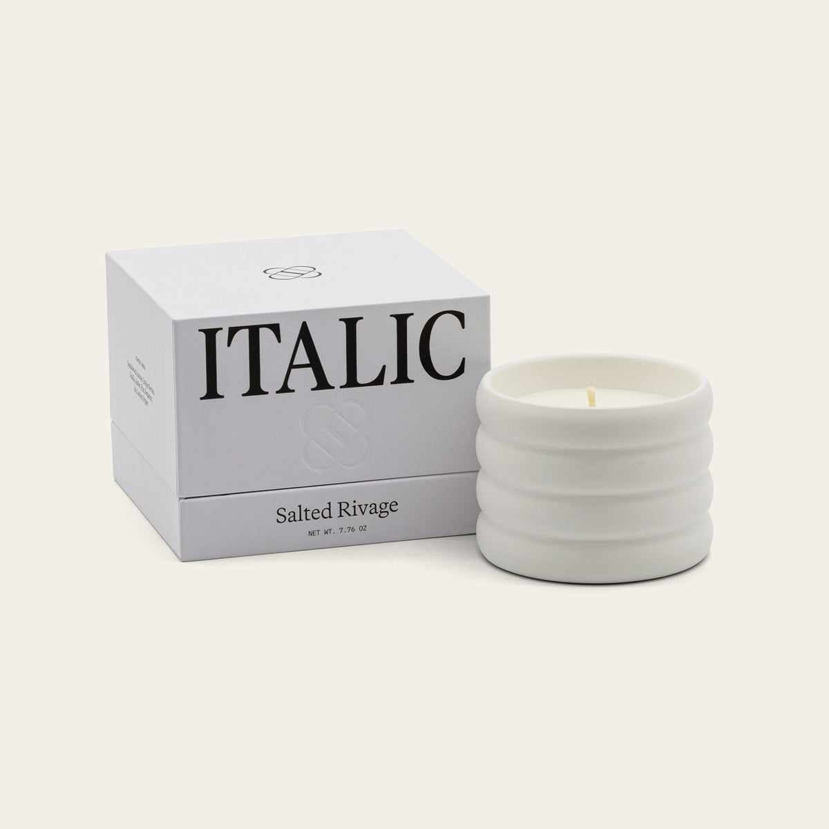Soy Wax Ceramic Candle &amp; Wick Trimmer Set