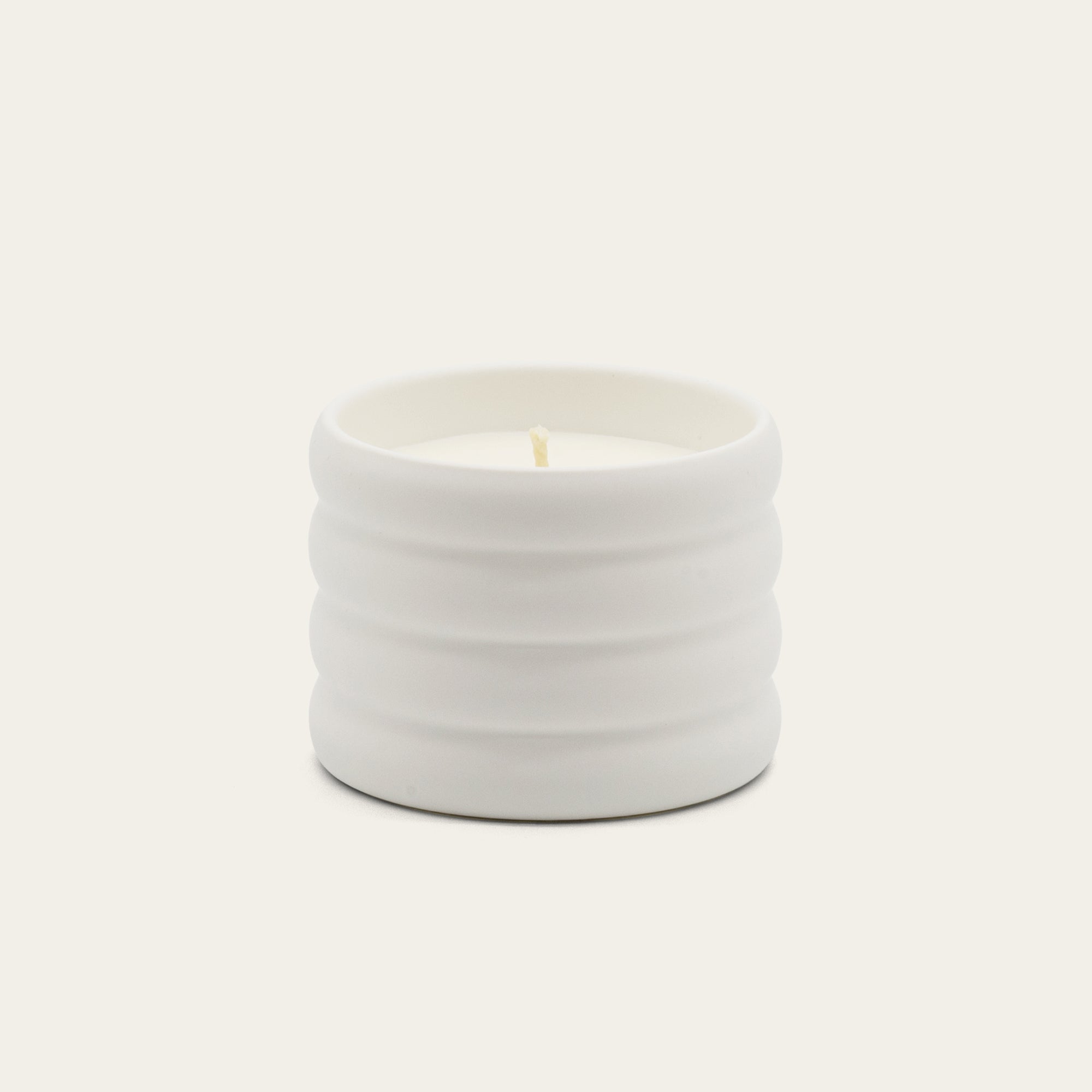 Soy Wax Ceramic Candle &amp; Wick Trimmer Set