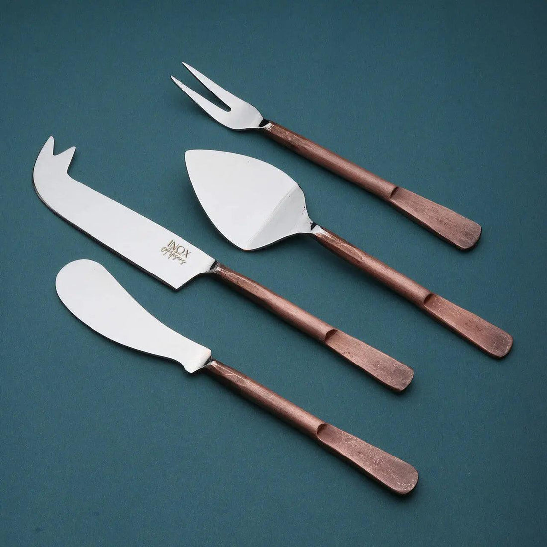 Celia Cheese Knives, Spreader &amp; Fork Set