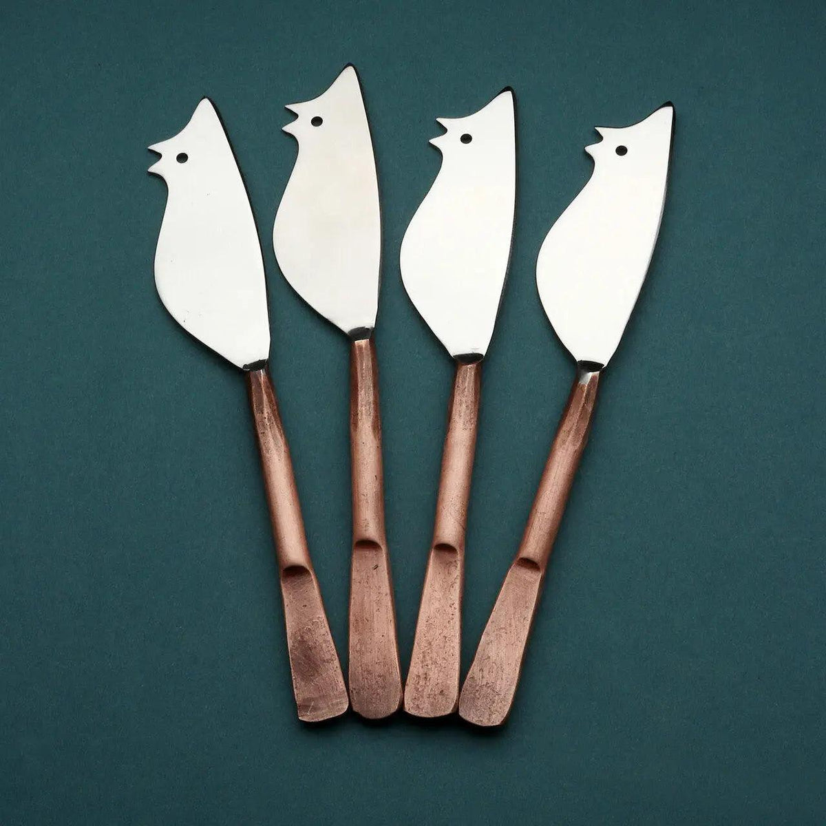 Celia Ratoncito Cheese Spreader/Knife 4 Pc. Set