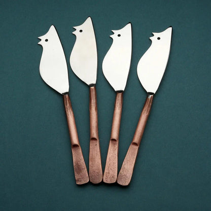 Celia Ratoncito Cheese Spreader/Knife 4 Pc. Set