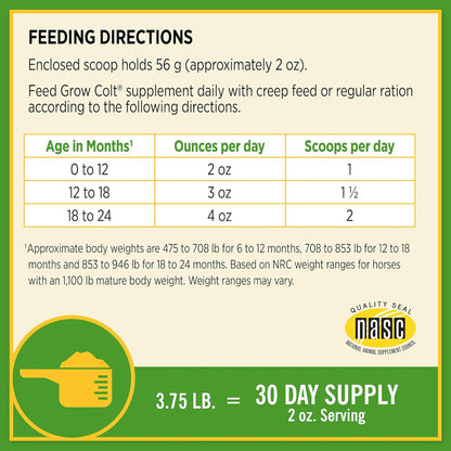 Farnam Grow Colt Growth &amp; Development Horse Supplement