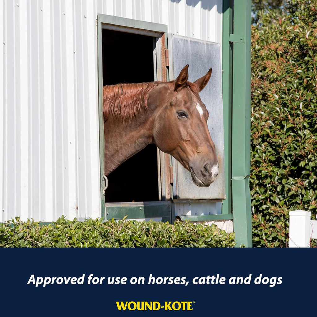 Farnam Wound Kote Blue Lotion Spray Wound Dressing For Horses &amp; Dogs (7 oz)