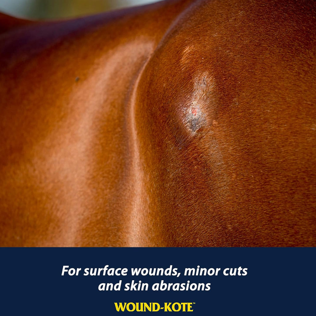Farnam Wound Kote Blue Lotion Spray Wound Dressing For Horses &amp; Dogs (7 oz)