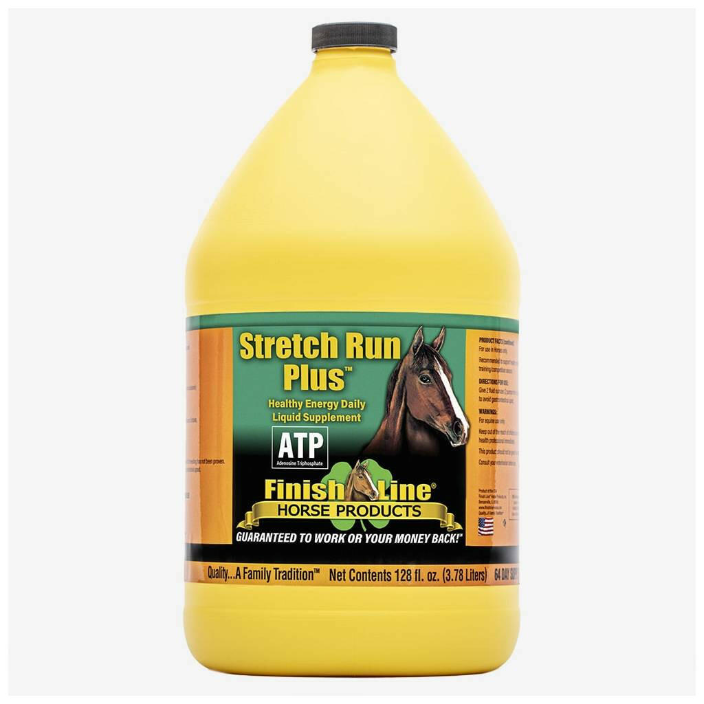 Finish Line Stretch Run Plus Muscle Support &amp; Healthy Energy Liquid For Horse (1 Gallon)