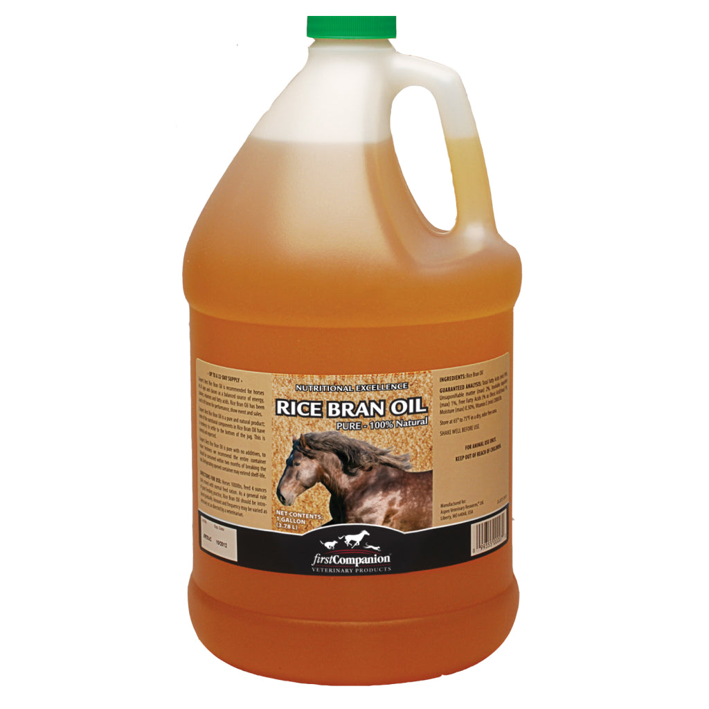 First Companion Rice Bran Oil for Horses (gallon)