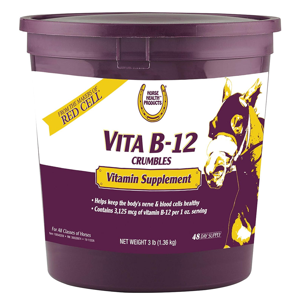 Horse Health Products Vita B-12 Crumbles Vitamin Supplement For Horses (3 lb)