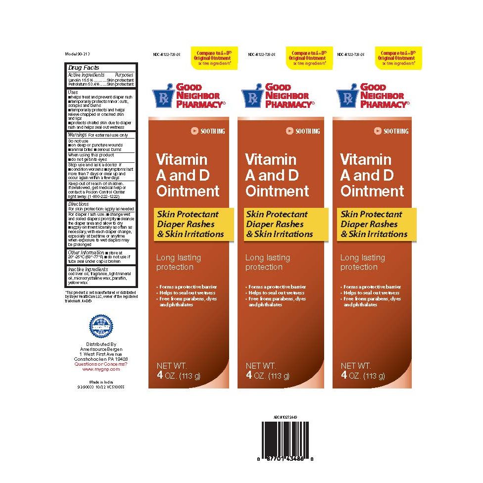 GNP Vitamin A &amp; D Ointment, 4 oz Tube