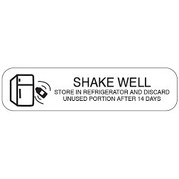Storage &amp; Handling Instructions: Refrigerate, Shake Well, 14-Day Limit
