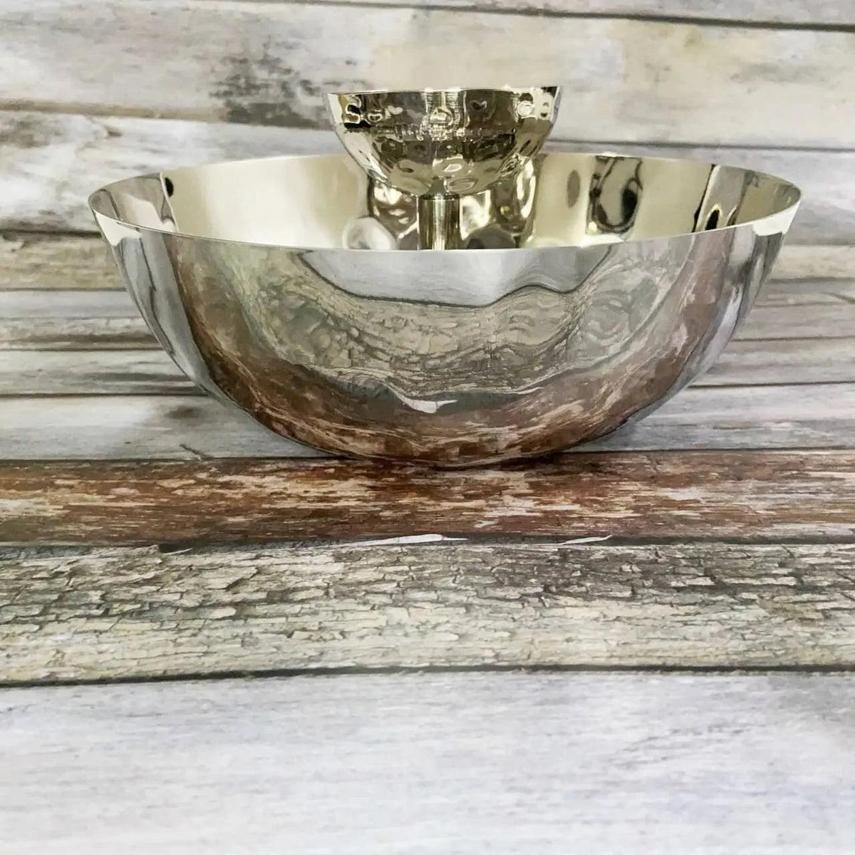 Hammered Chip &amp; Dip Bowl