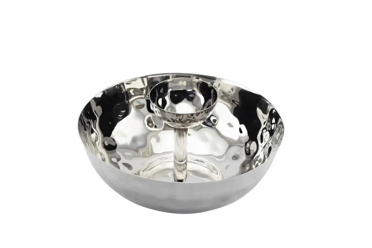 Hammered Chip &amp; Dip Bowl
