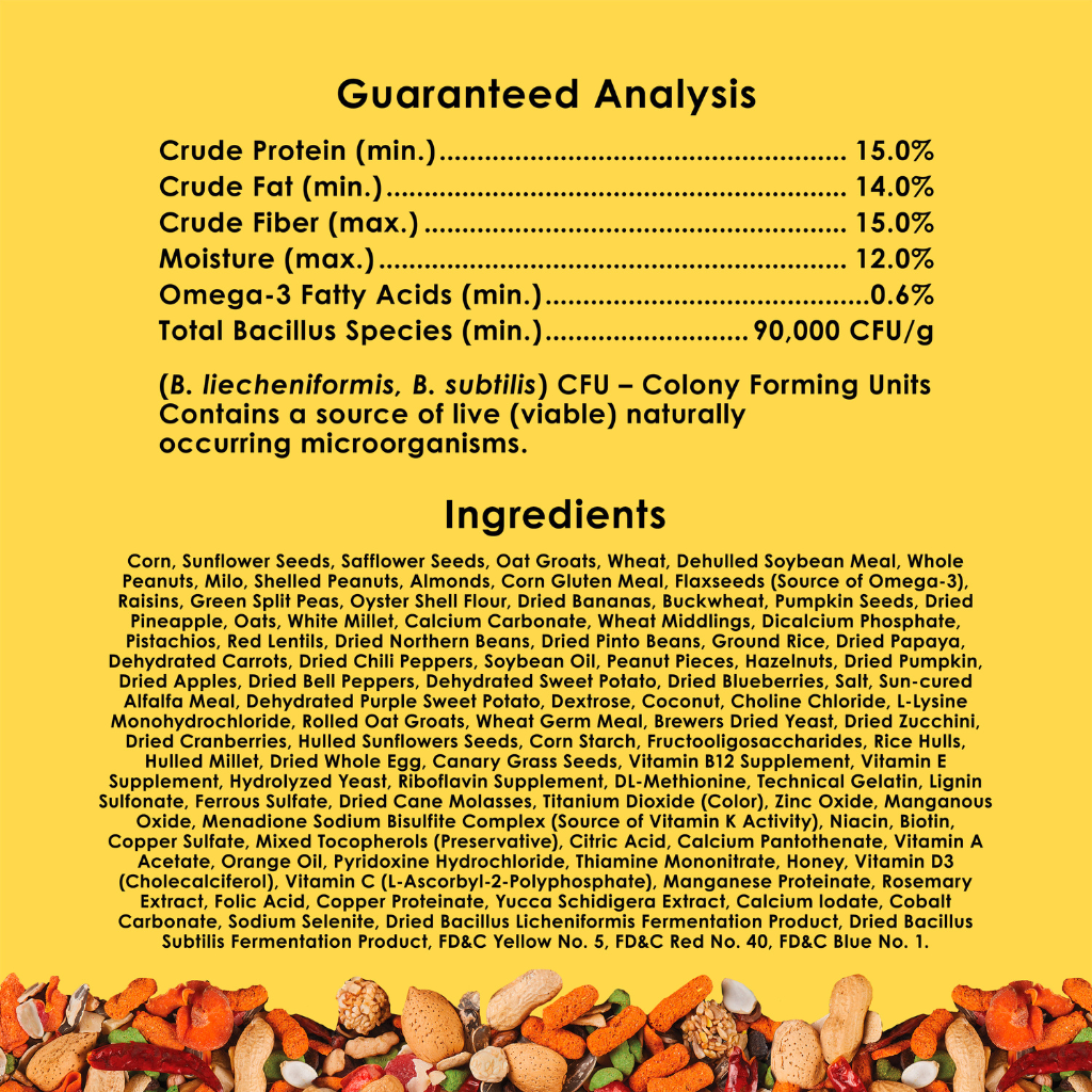 Kaytee Fiesta Parrot Bird Food
