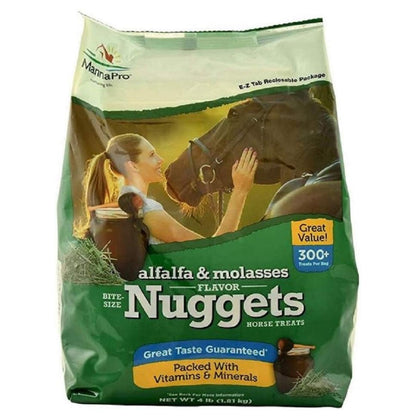 Manna Pro Alfalfa &amp; Molasses Bite-Sized Nugget Treats for Horses