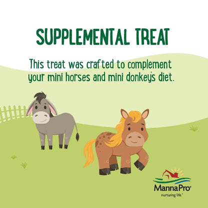 Manna Pro Farmhouse Favorites Treats For Mini Horse &amp; Mini Donkey (3 lb)