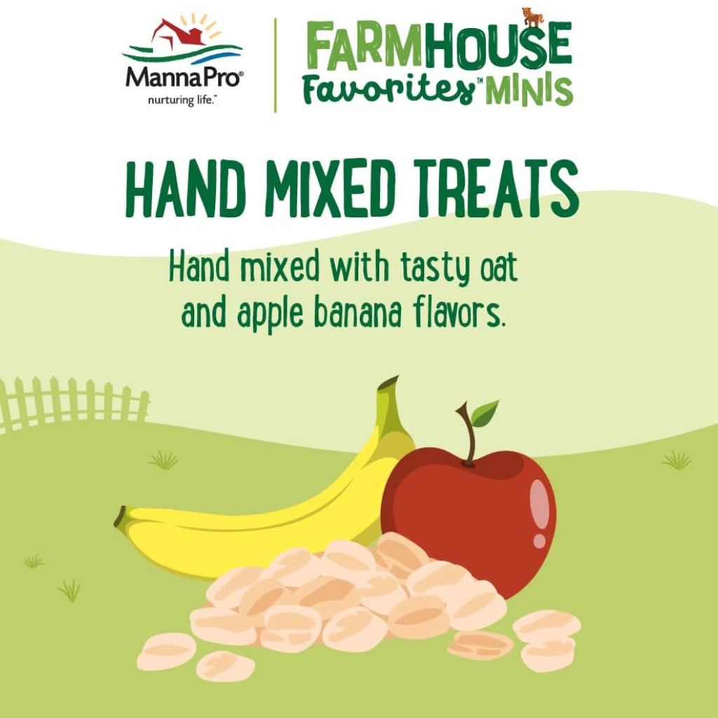 Manna Pro Farmhouse Favorites Treats For Mini Horse &amp; Mini Donkey (3 lb)