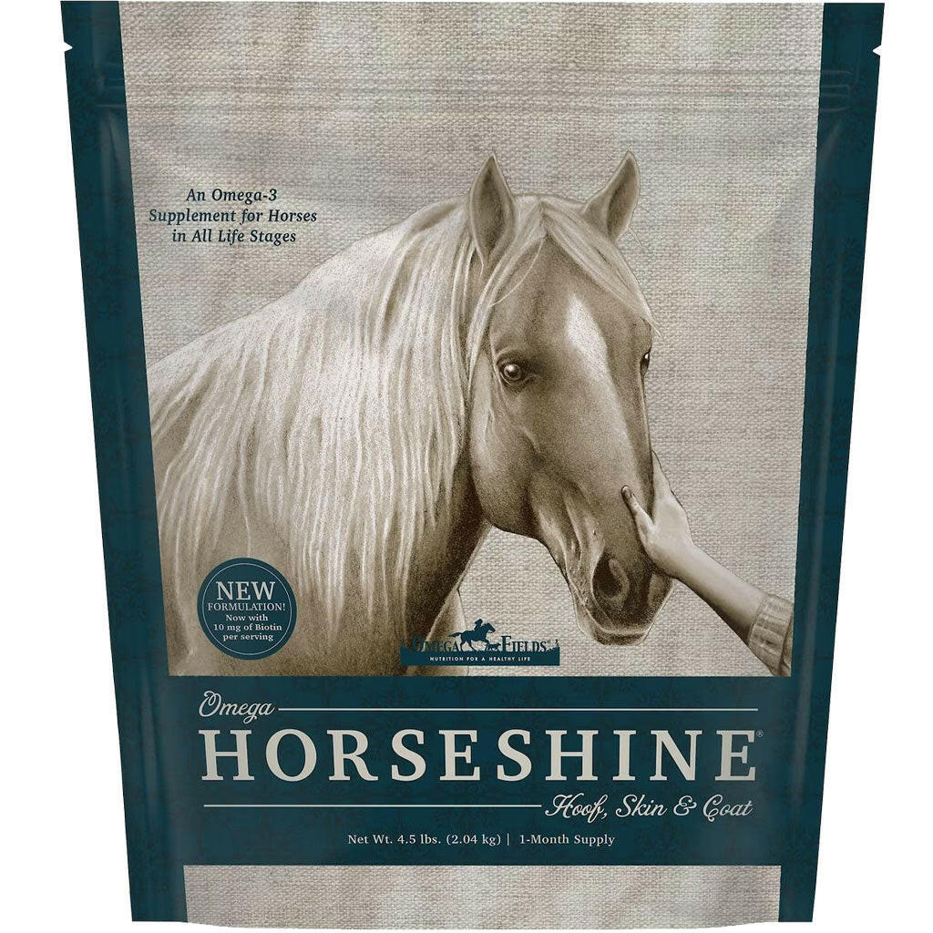 Omega Fields Horseshine Hoof, Skin &amp; Coat Powder Supplement for Horses