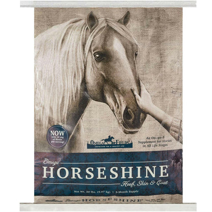 Omega Fields Horseshine Hoof, Skin &amp; Coat Powder Supplement for Horses