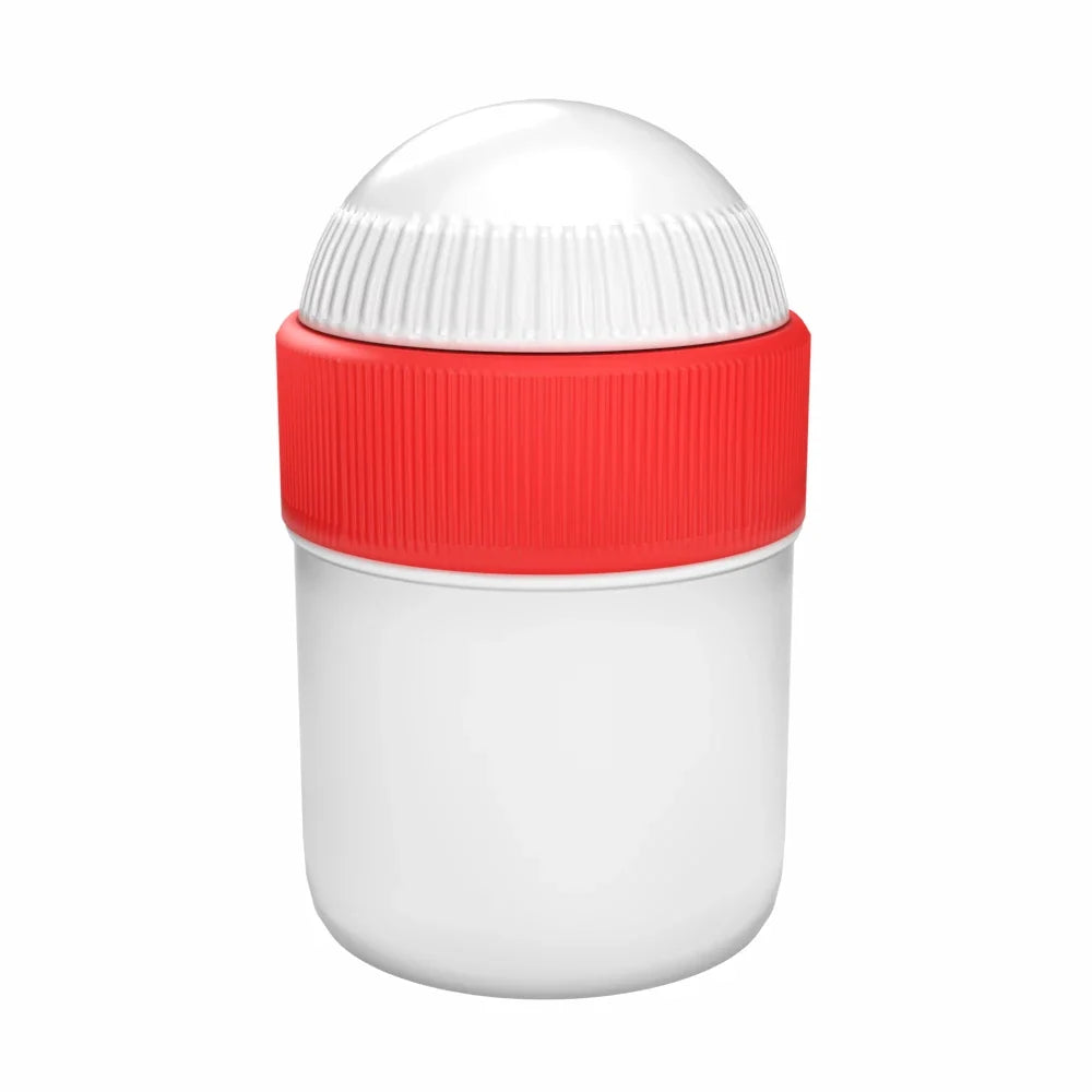 SAMIX Mixing/Dispensing Jars, 15 mL, White with Red Lid (10-Pack)
