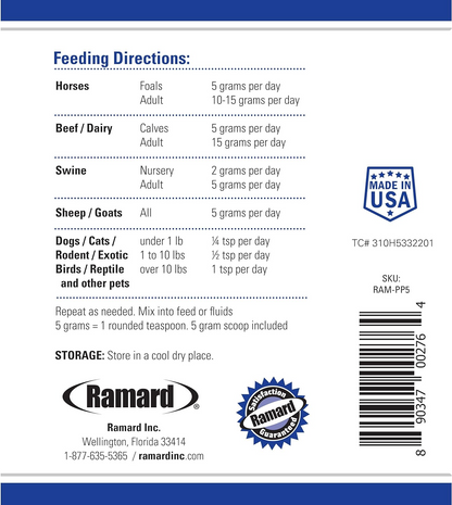 Ramard Total Pre &amp; Probiotics Powder For Horses