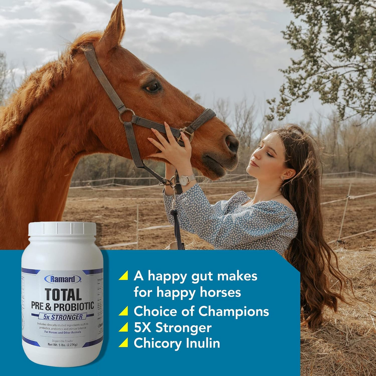 Ramard Total Pre &amp; Probiotics Powder For Horses