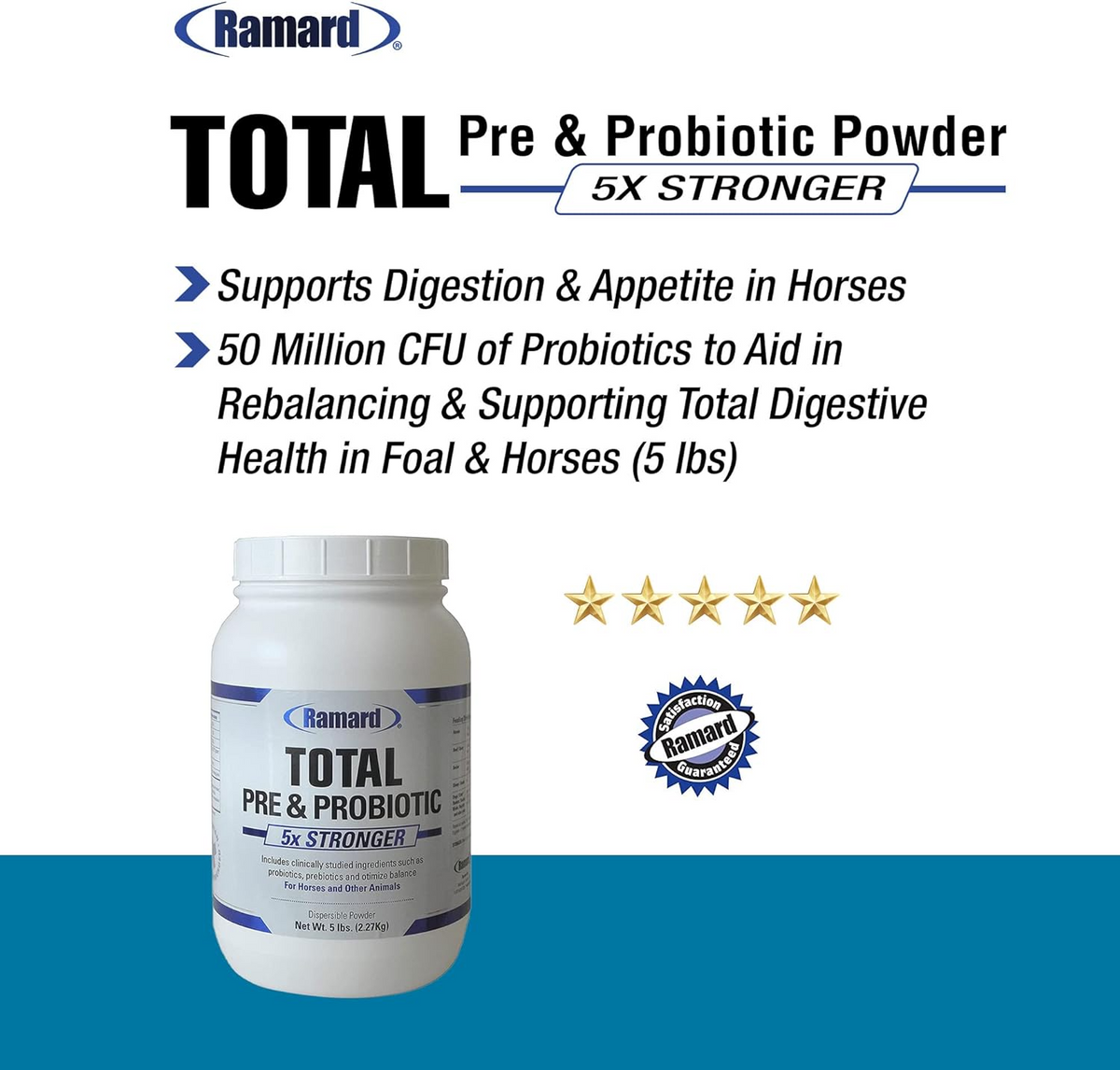 Ramard Total Pre &amp; Probiotics Powder For Horses